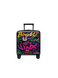 Graffiti Carry-on Luggage In Black