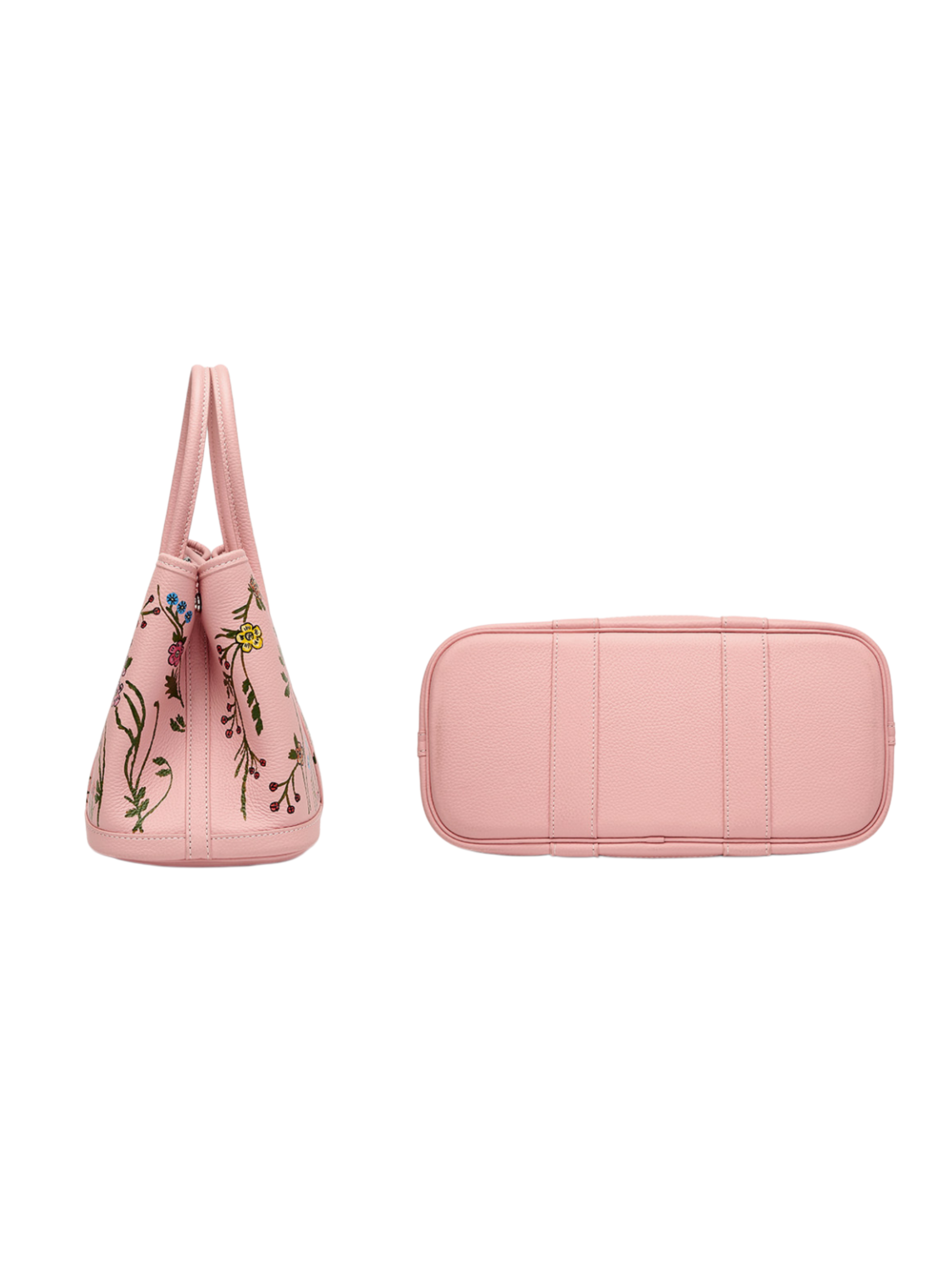 Flower Small Hobo Bag In Pink
